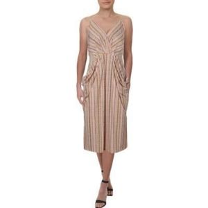 BCBGeneration Faux Wrap Midi Dress